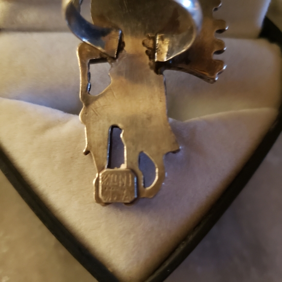 Zuni Inlay Chief/Dancer Ring - Picture 6 of 10